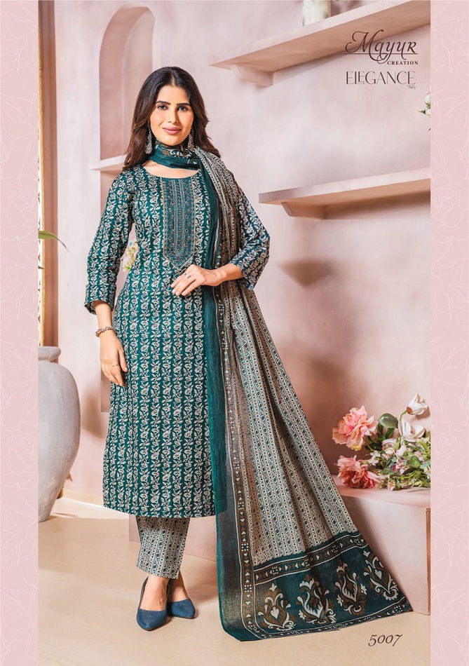 Elegance Vol 5 By Mayur Printed Cotton Dress Material Wholesalers In Mumbai
